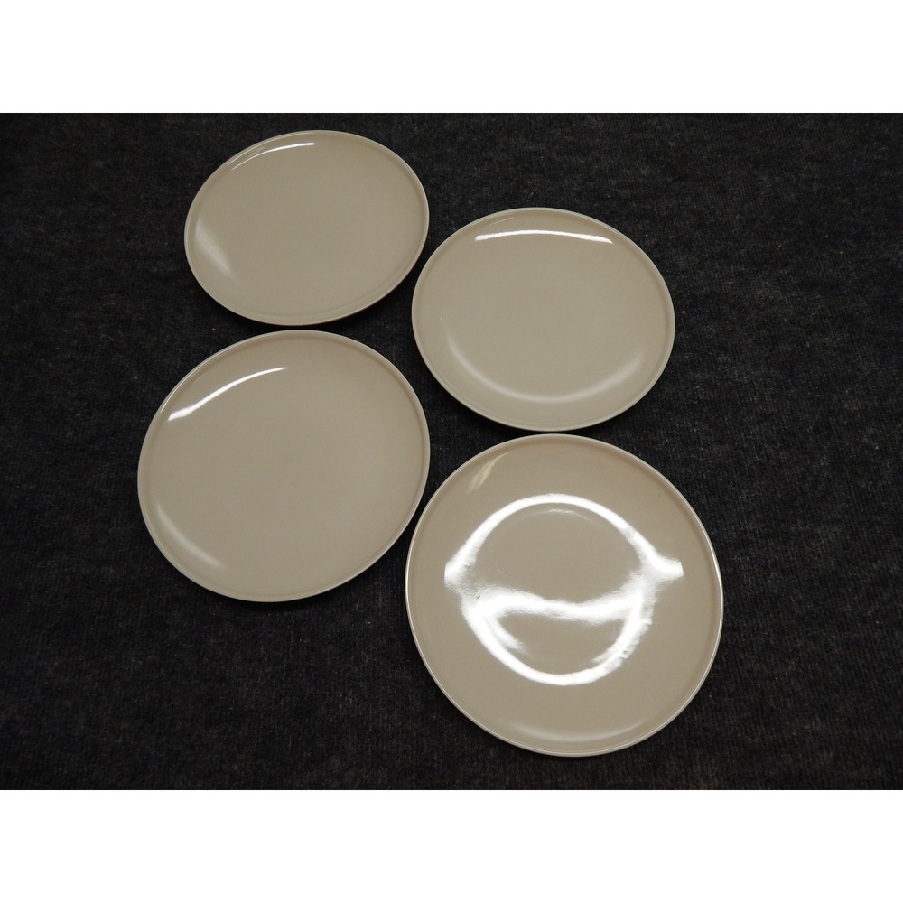 IKEA Fargklar Side Plates Set of 4 Matte Beige Maria Vinka 10866 Stoneware